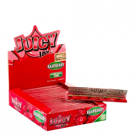 Бумажки Juicy Jay's Raspberry King Size Slim Бумажки Juicy Jay's Raspberry King Size Slim