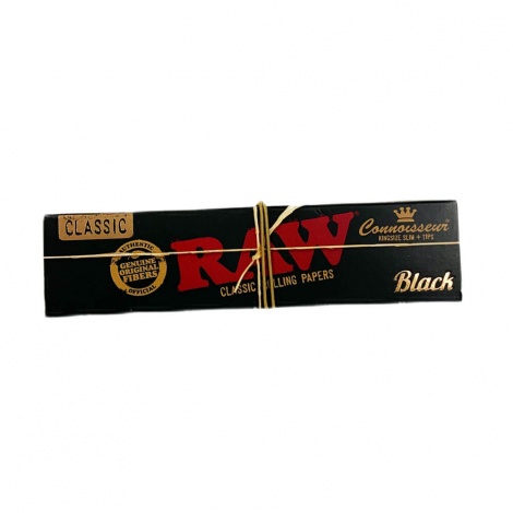 Бумажки RAW Connoisseur Acacia Gum King Size с фильтрами Бумажки RAW Connoisseur Acacia Gum King Size с фильтрами