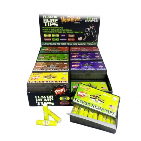 Фильтры HoneyPuff Flavor Hemp Tips 18 шт Фильтры HoneyPuff Flavor Hemp Tips 18 шт