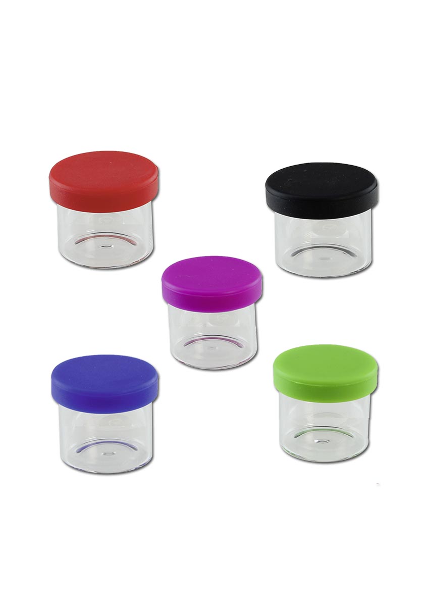 Герметичный контейнер Silicone Lid Glass Jar 8 мл