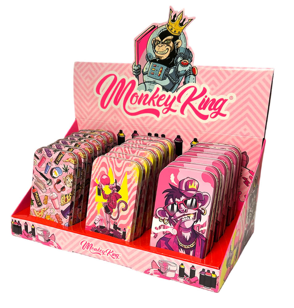 Контейнер Monkey King Tin Metal Box Bubblegum Edition