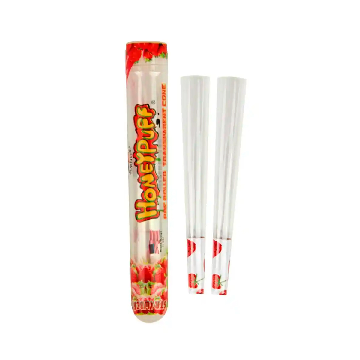 Конусы HoneyPuff Strawberry 1¼ 2 шт
