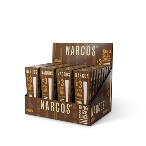 Конусы Narcos King Size Brown Edition 3 шт Конусы Narcos King Size Brown Edition 3 шт