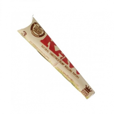 Конусы RAW Organic Hemp King-Size 3 шт Конусы RAW Organic Hemp King-Size 3 шт