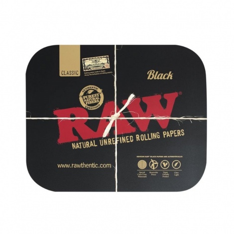 Крышка для подноса Raw Black Magnetic Rolling Tray Cover Large 34 X 18 см Крышка для подноса Raw Black Magnetic Rolling Tray Cover Large 34 X 18 см