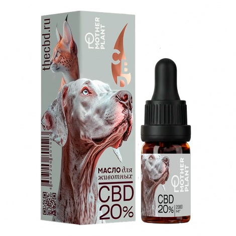 Масло КБД MotherPlant для животных 20% 2000 мг 10 мл Масло КБД MotherPlant для животных 20% 2000 мг 10 мл