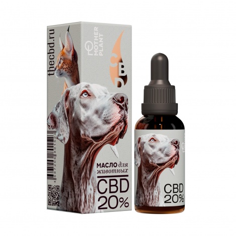 Масло КБД MotherPlant для животных 20% 6000 мг 30 мл Масло КБД MotherPlant для животных 20% 6000 мг 30 мл