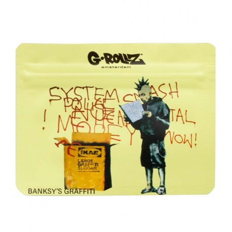 Пакет Ziplock G-Rollz Banksy's Ikae Punk 105x80 мм Пакет Ziplock G-Rollz Banksy's Ikae Punk 105x80 мм