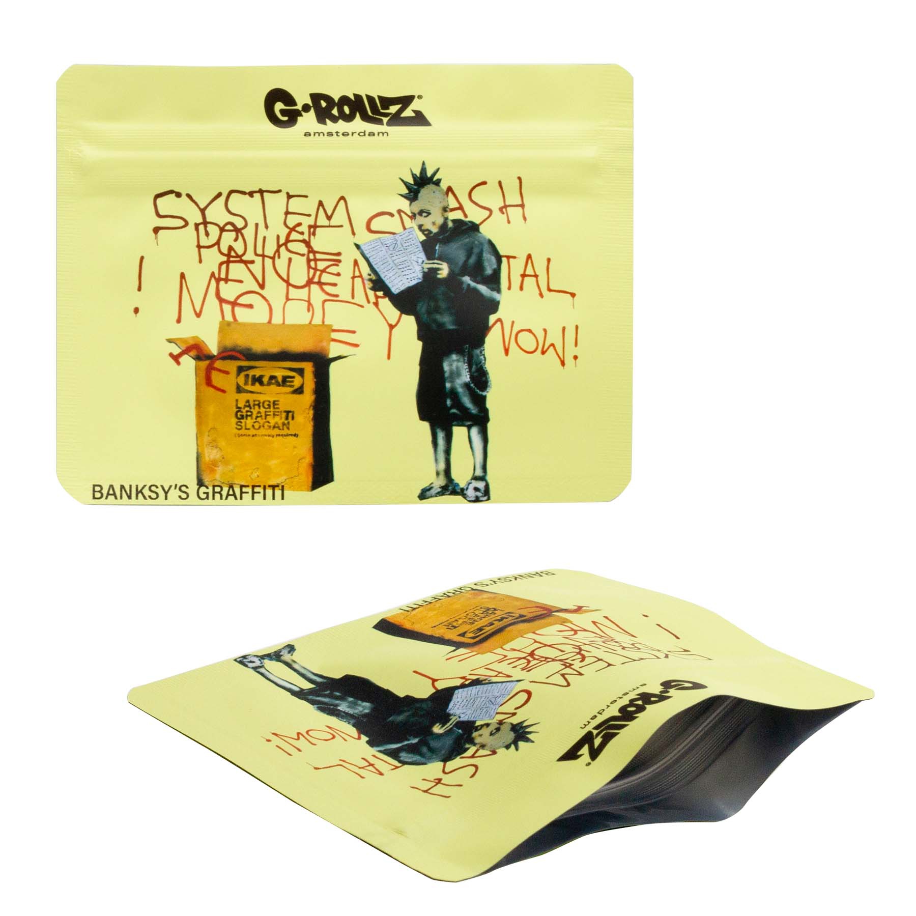 Пакет Ziplock G-Rollz Banksy's Ikae Punk 105x80 мм