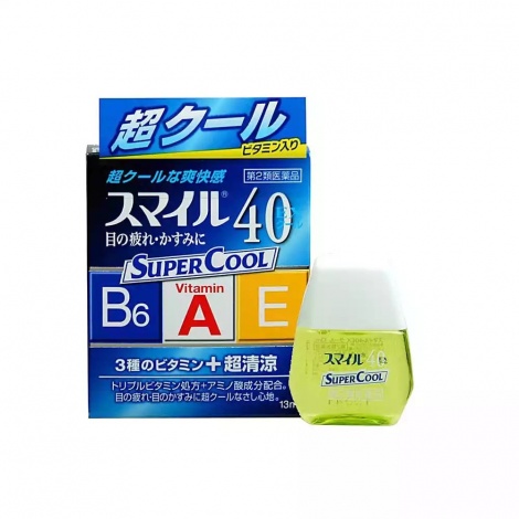 Японские капли для глаз Lion Smile 40 EX Super Cool Японские капли для глаз Lion Smile 40 EX Super Cool