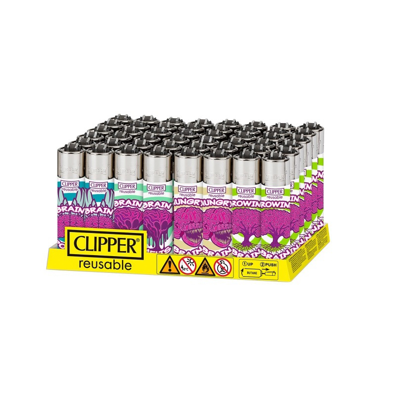 Зажигалка Clipper™ Brains