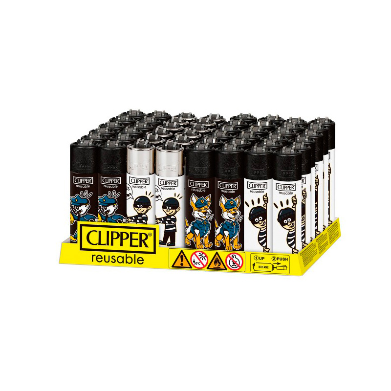 Зажигалка Clipper™ Cops and Robbers