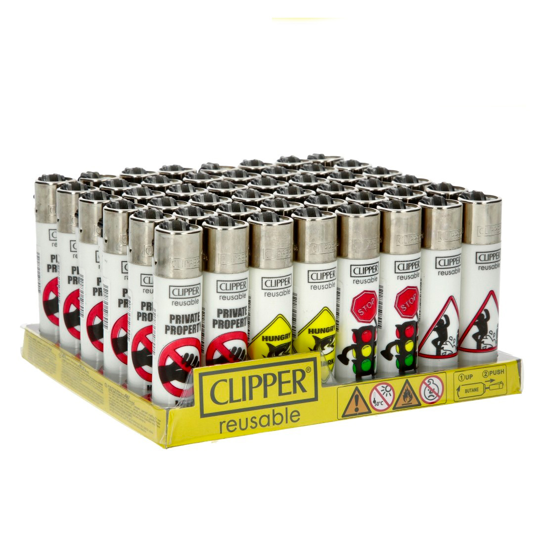 Зажигалка Clipper™ Forbidden Symbols