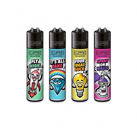 Зажигалка Clipper™ Snappy Slogan Зажигалка Clipper™ Snappy Slogan