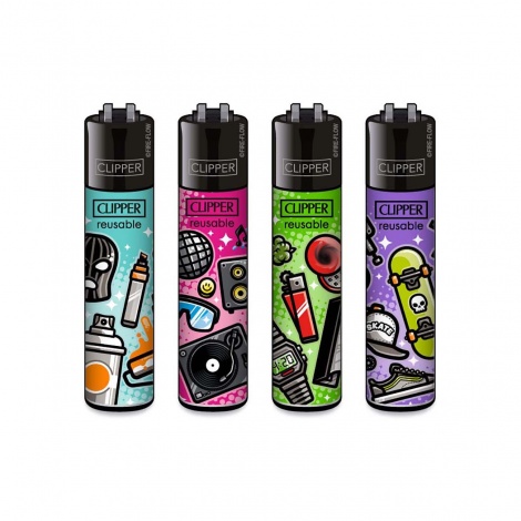 Зажигалка Clipper™ Subculture Pattern Зажигалка Clipper™ Subculture Pattern