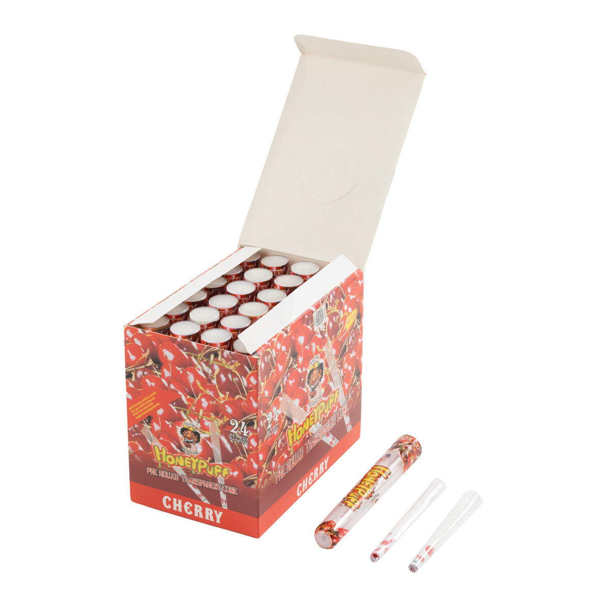 Конусы HoneyPuff Cherry 1¼ 2 шт Конусы HoneyPuff Cherry 1¼ 2 шт