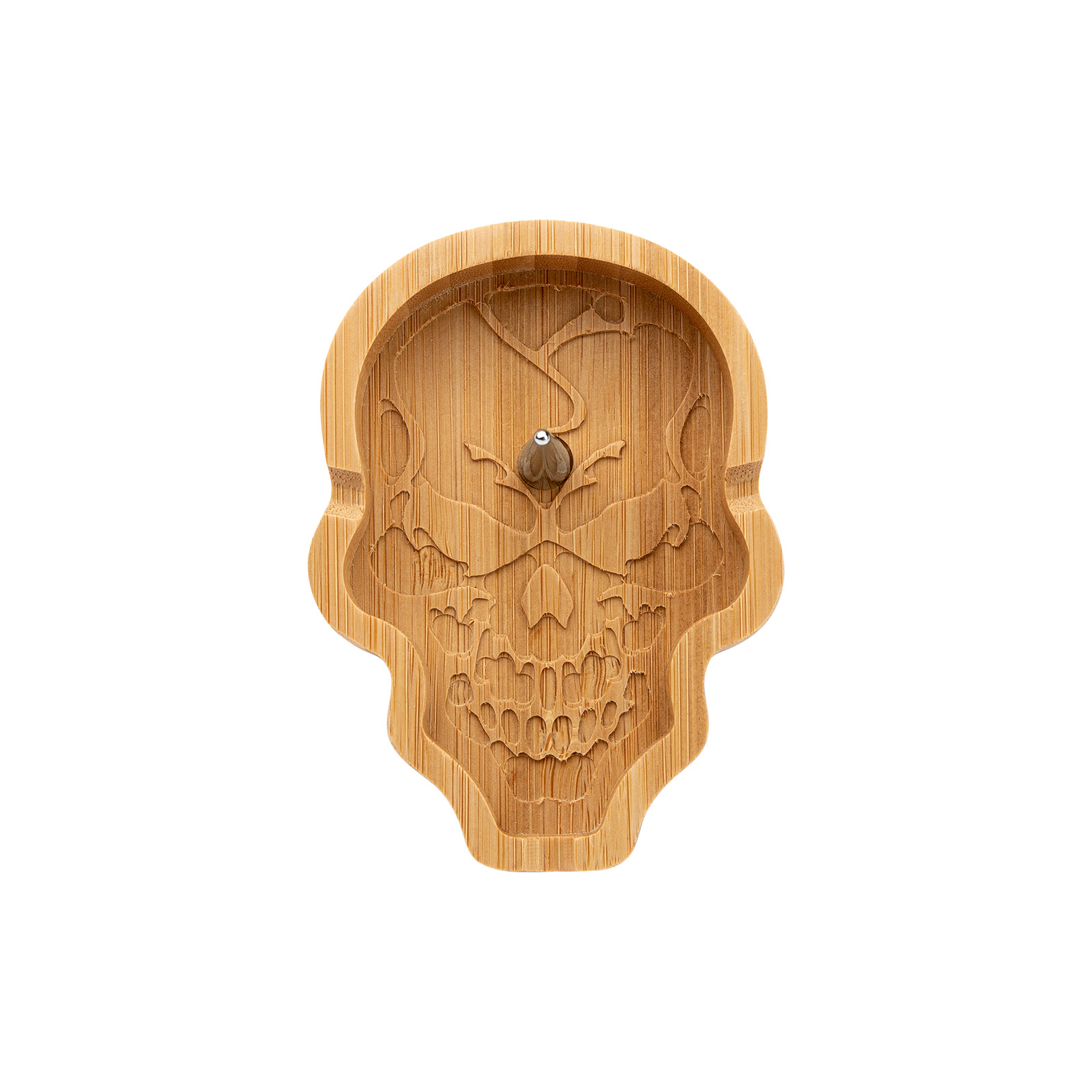 Пепельница Skull Shape Wooden деревянная