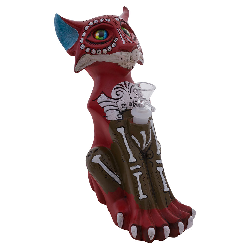 Бонг Resin Skull Cat
