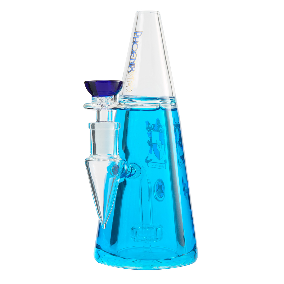 Бонг Phoenix Cone Matrix Blue