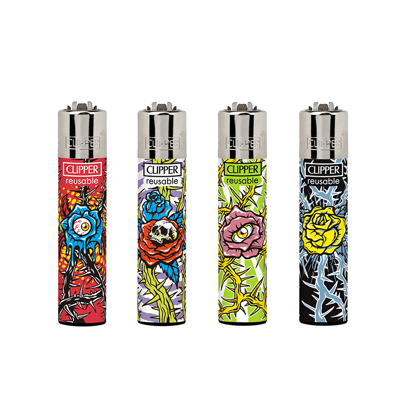 Зажигалка Clipper Thorns&Roses