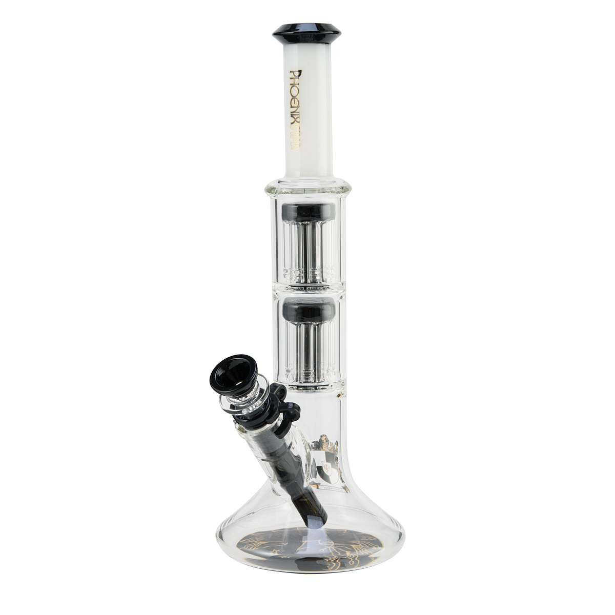 Бонг Phoenix Double Tree Arm Beaker Black