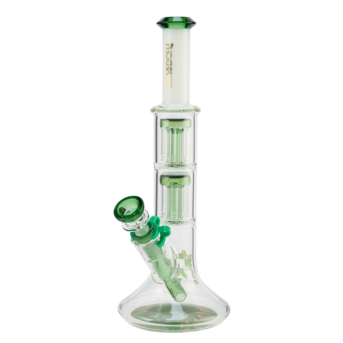 Бонг Phoenix Double Tree Arm Beaker Black