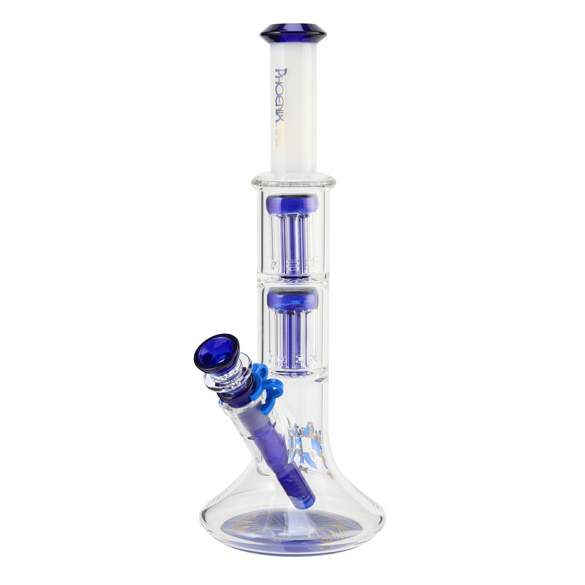 Бонг Phoenix Double Tree Arm Beaker Black